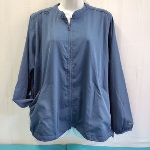 CARHARTT Womens Zip Up Scrub Nursing Medical Jacket - Size L